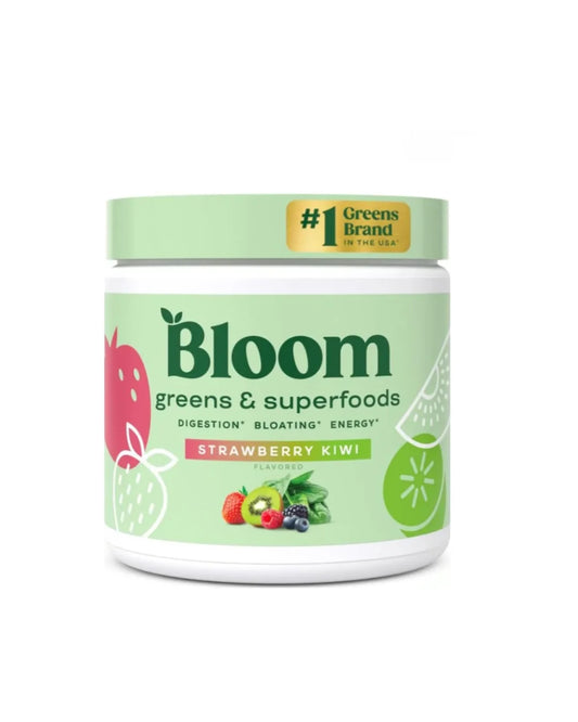 Bloom - Mezcla de Superalimentos: Verdes, Fibra y Probióticos (Sabor Mango)