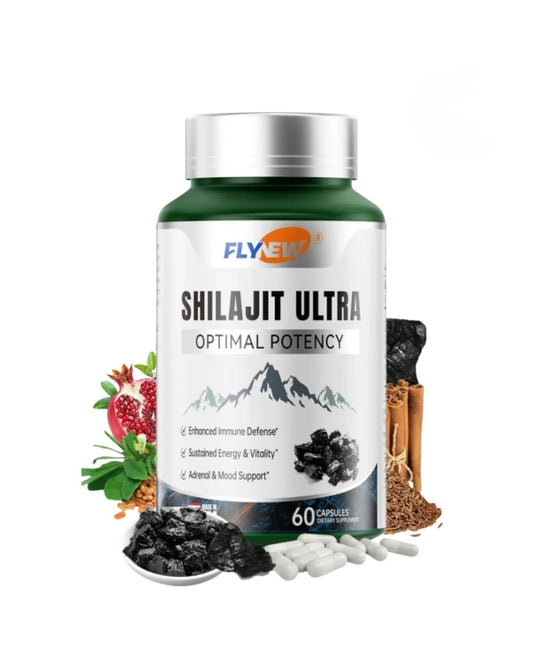 FlyNew - Shilajit Ultra: Ultimate Potency (60 cápsulas) - Ojo Al Trend