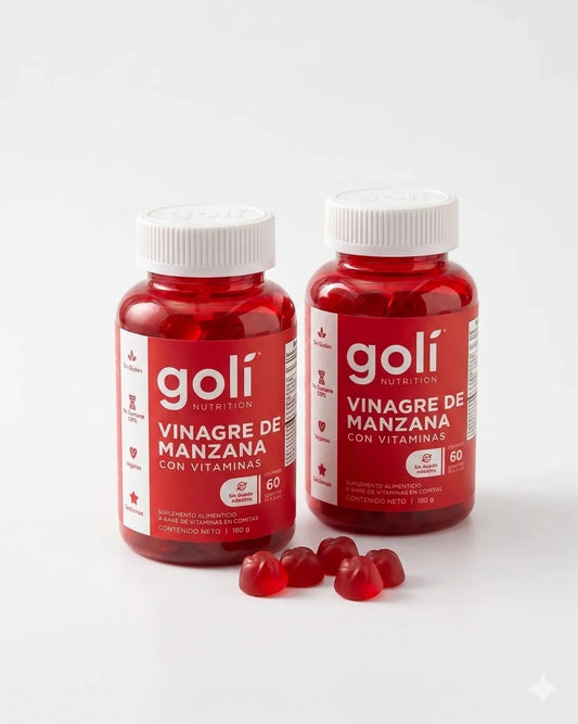 Suplemento Goli Vinagre de Manzana Gomas - Ojoconeltrend.com