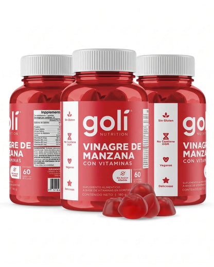 Suplemento Goli Vinagre de Manzana Gomas - Ojoconeltrend.com