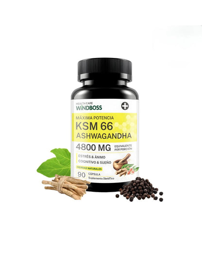 Suplemento Ksm 66 Ashwagandha 90 Capsulas - Ojo Al Trend