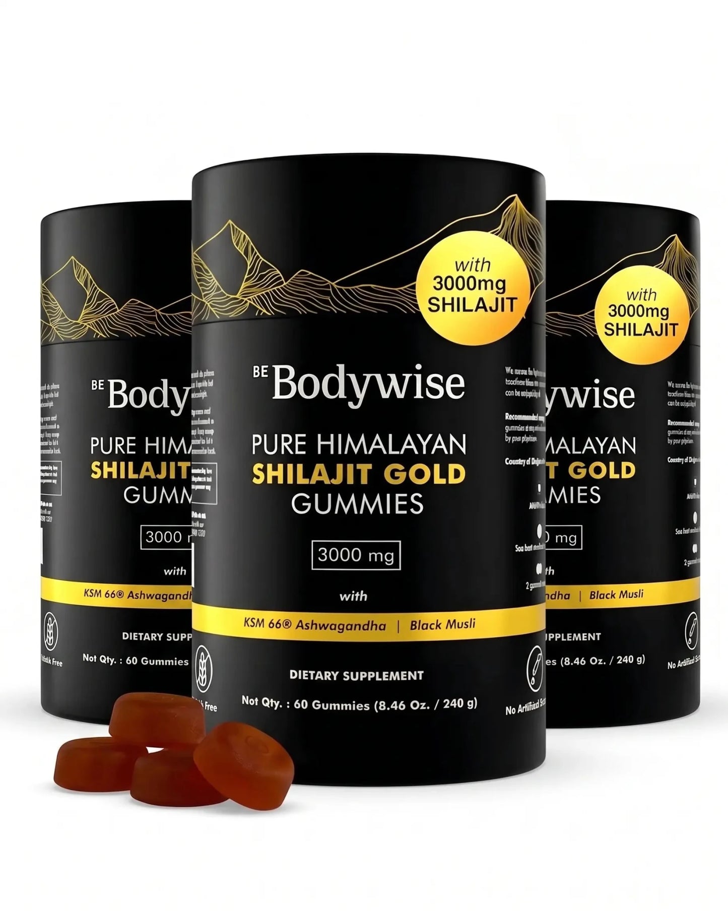 Suplemento Shilajit Gomas 60 Pcs 3000mg - Ojoconeltrend.com