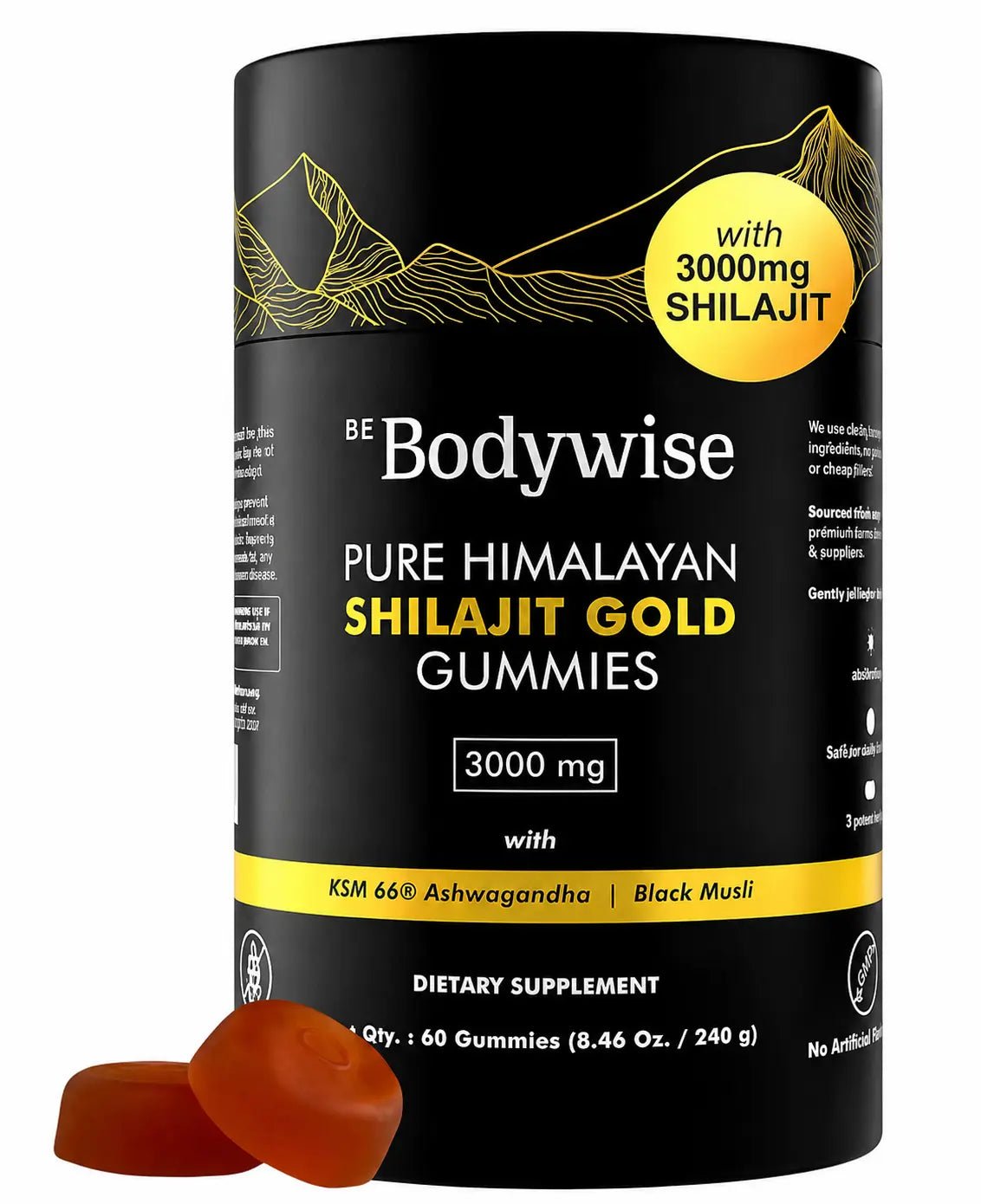 Suplemento Shilajit Gomas 60 Pcs 3000mg - Ojoconeltrend.com